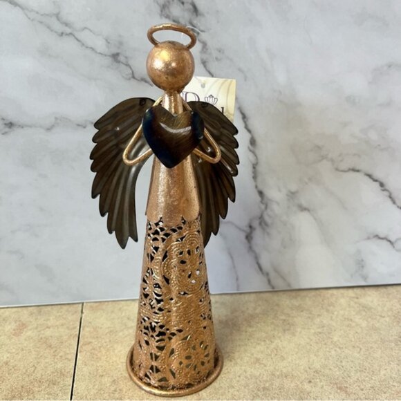 NWT Regal Copper Color Metallic Angel Christmas Tree Topper or Decor - Picture 1 of 10